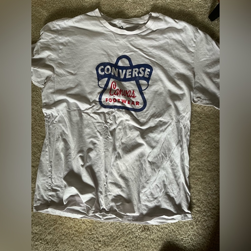 Converse logo White Tee